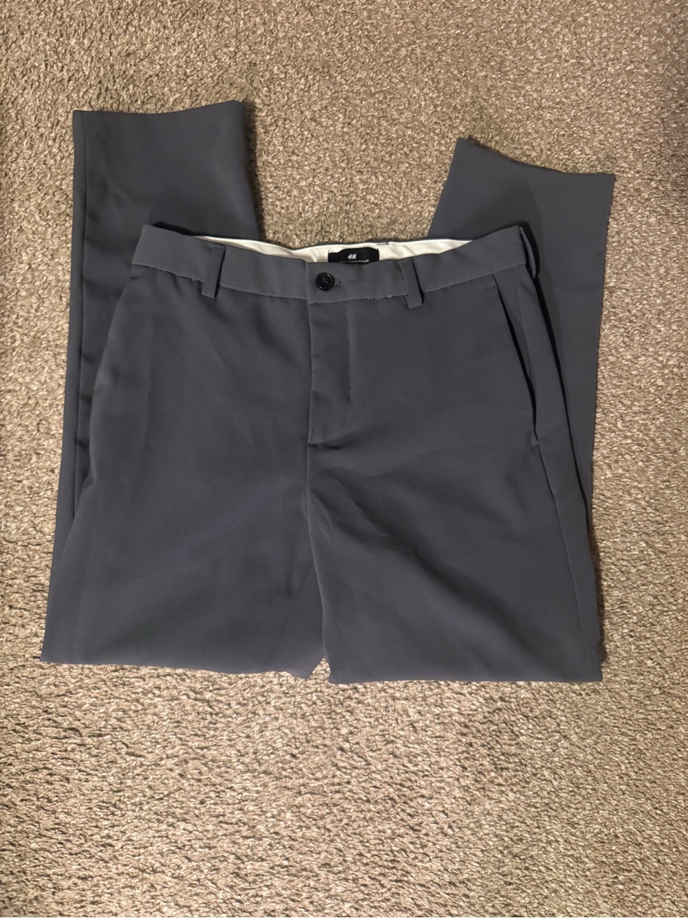 H&M Men's Charcoal Dress Pants